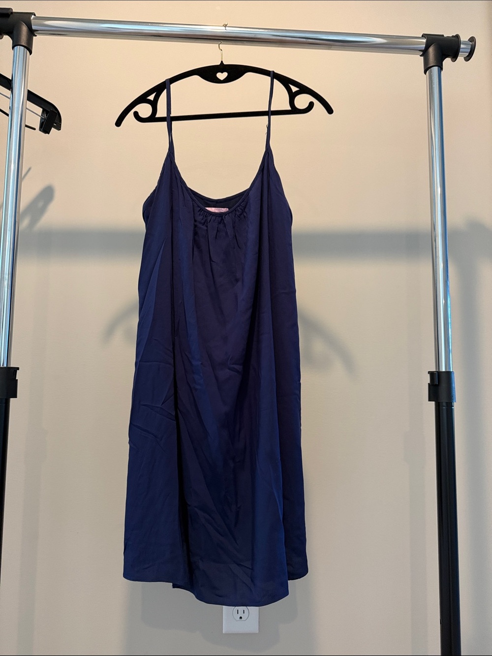 Lilly Pulitzer Navy Spaghetti Strap Slip Dress